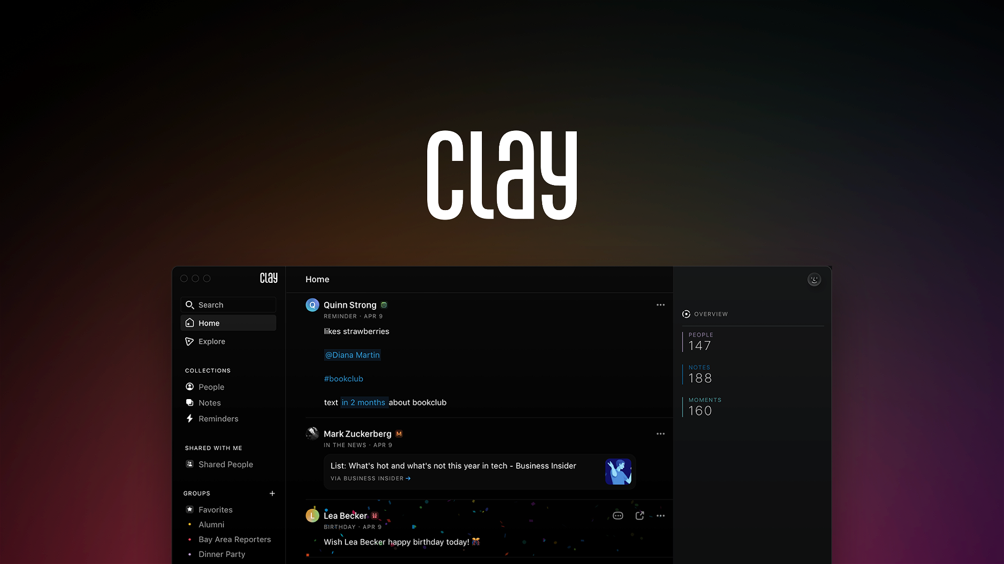 Clay – Cultivate relationships with AI – LIFETIME Deals by appsumo